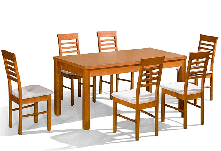 Jedálenský stôl Rio PP + 6 stoličiek DAP-14