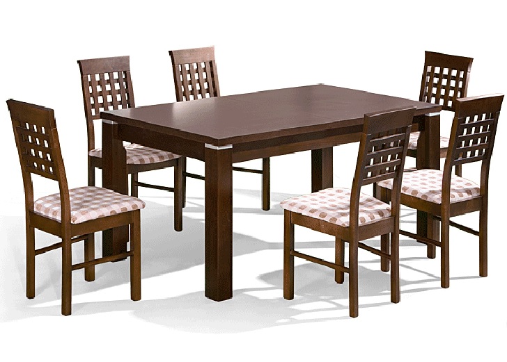 Jedálenský stôl Mery + 6 stoličiek DAP-16