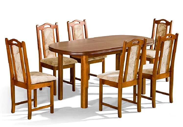 Jedálenský stôl Ris + 6 stoličiek DAP-11